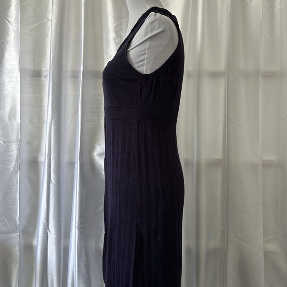 Calvin Klein Sleeveless Sweater Dress- Navy - Picture 5 of 12